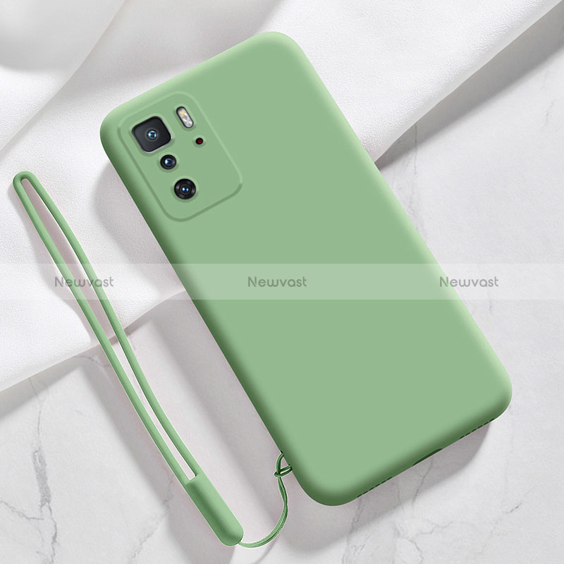 Ultra-thin Silicone Gel Soft Case 360 Degrees Cover YK4 for Xiaomi Poco X3 GT 5G Green
