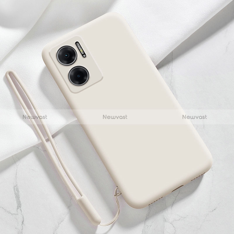 Ultra-thin Silicone Gel Soft Case 360 Degrees Cover YK4 for Xiaomi Redmi 10 5G White