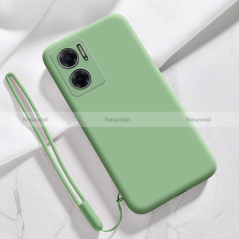Ultra-thin Silicone Gel Soft Case 360 Degrees Cover YK4 for Xiaomi Redmi 11 Prime 5G Green