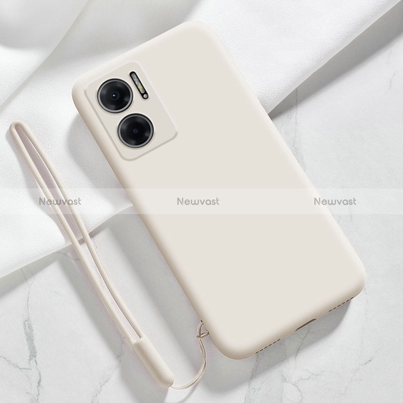 Ultra-thin Silicone Gel Soft Case 360 Degrees Cover YK4 for Xiaomi Redmi 11 Prime 5G White