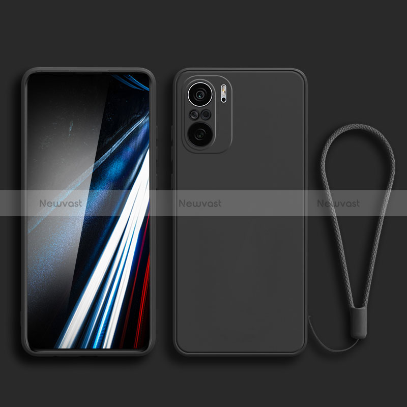 Ultra-thin Silicone Gel Soft Case 360 Degrees Cover YK4 for Xiaomi Redmi K40 Pro+ Plus 5G Black