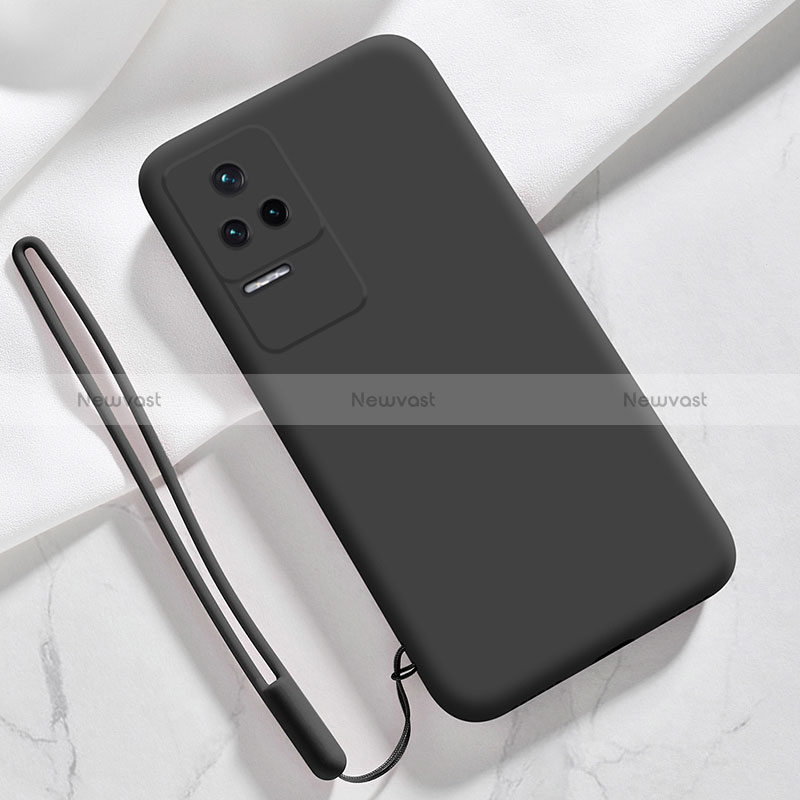 Ultra-thin Silicone Gel Soft Case 360 Degrees Cover YK4 for Xiaomi Redmi K40S 5G Black