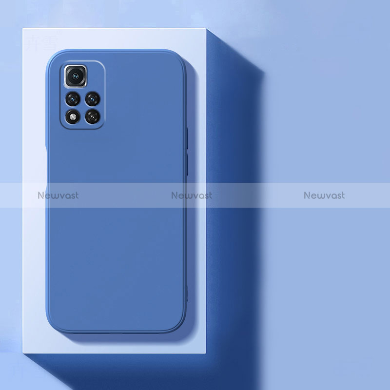 Ultra-thin Silicone Gel Soft Case 360 Degrees Cover YK4 for Xiaomi Redmi Note 11 Pro+ Plus 5G Blue