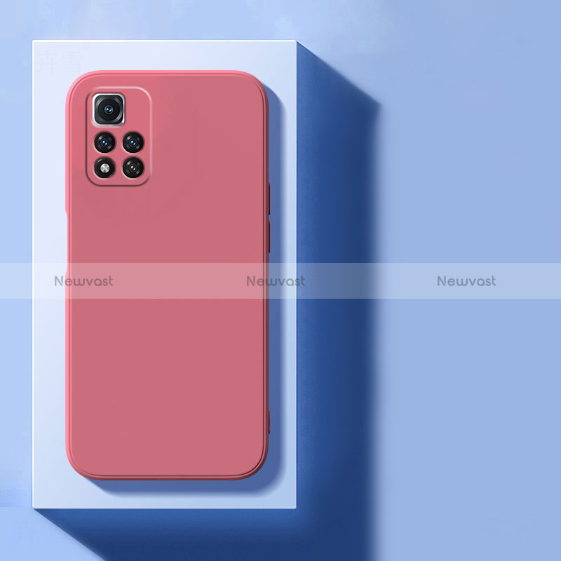 Ultra-thin Silicone Gel Soft Case 360 Degrees Cover YK4 for Xiaomi Redmi Note 11 Pro+ Plus 5G Red