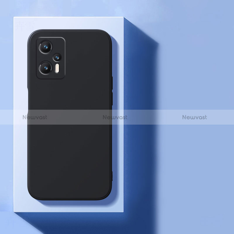 Ultra-thin Silicone Gel Soft Case 360 Degrees Cover YK4 for Xiaomi Redmi Note 11T Pro 5G Black