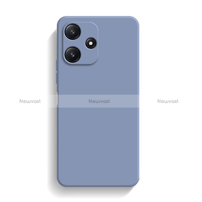 Ultra-thin Silicone Gel Soft Case 360 Degrees Cover YK4 for Xiaomi Redmi Note 12R 5G Lavender Gray