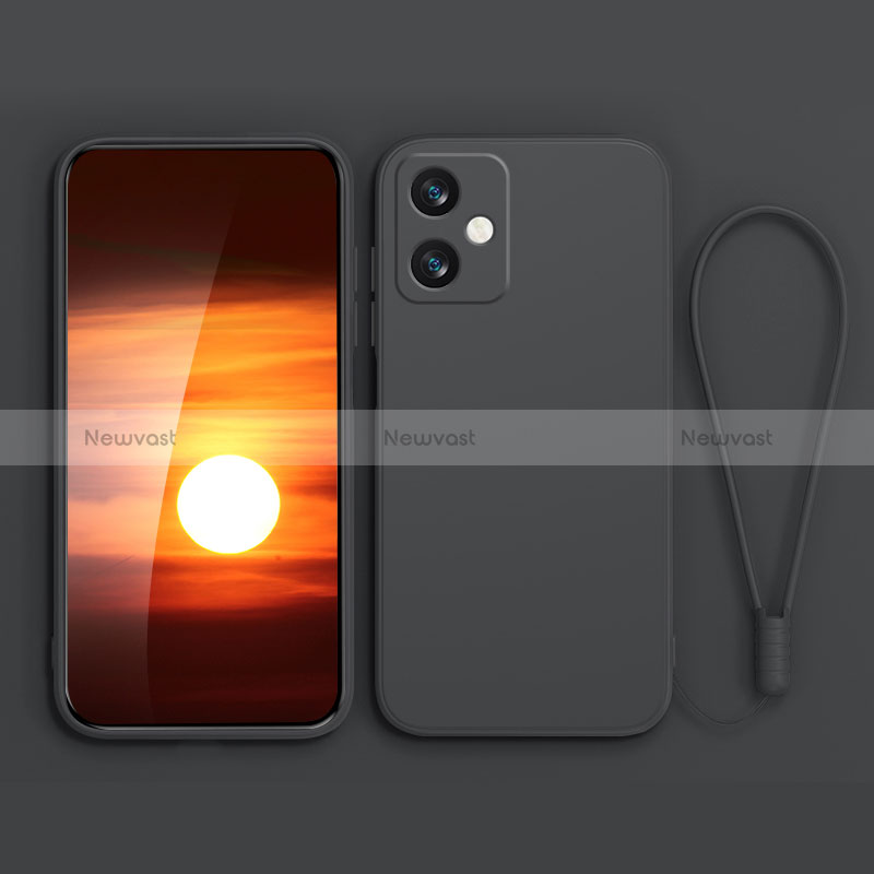 Ultra-thin Silicone Gel Soft Case 360 Degrees Cover YK4 for Xiaomi Redmi Note 12R Pro 5G Black