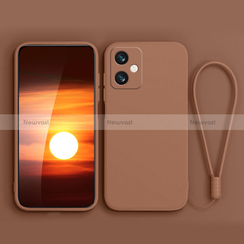 Ultra-thin Silicone Gel Soft Case 360 Degrees Cover YK4 for Xiaomi Redmi Note 12R Pro 5G Brown