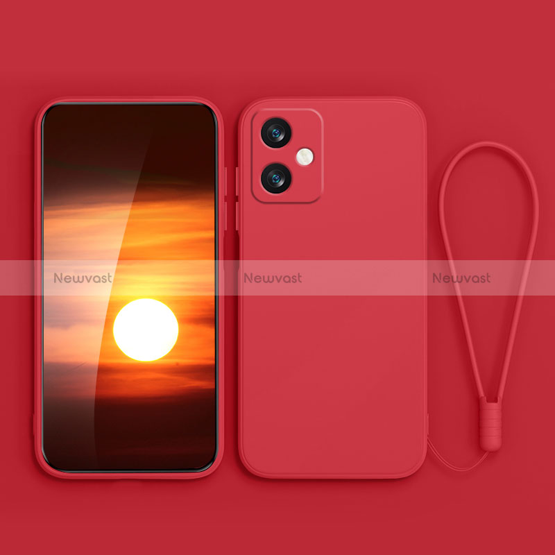 Ultra-thin Silicone Gel Soft Case 360 Degrees Cover YK4 for Xiaomi Redmi Note 12R Pro 5G Red