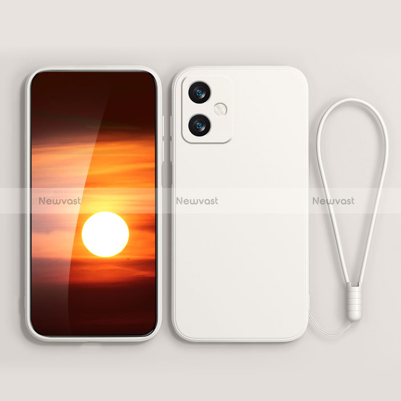 Ultra-thin Silicone Gel Soft Case 360 Degrees Cover YK4 for Xiaomi Redmi Note 12R Pro 5G White