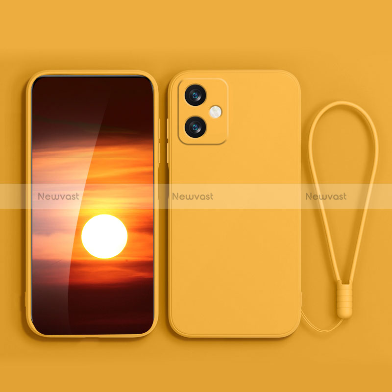 Ultra-thin Silicone Gel Soft Case 360 Degrees Cover YK4 for Xiaomi Redmi Note 12R Pro 5G Yellow