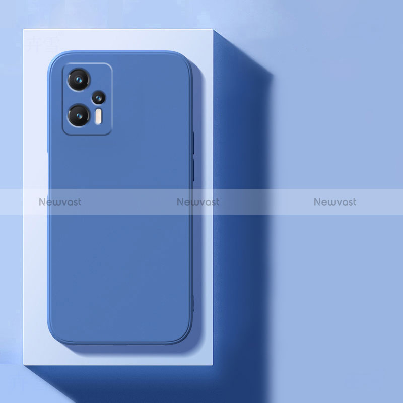 Ultra-thin Silicone Gel Soft Case 360 Degrees Cover YK4 for Xiaomi Redmi Note 12T Pro 5G Blue