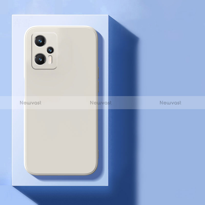 Ultra-thin Silicone Gel Soft Case 360 Degrees Cover YK4 for Xiaomi Redmi Note 12T Pro 5G White