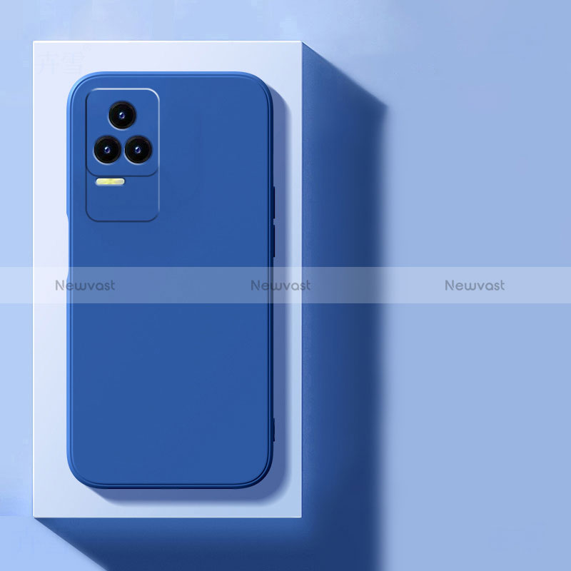 Ultra-thin Silicone Gel Soft Case 360 Degrees Cover YK5 for Xiaomi Redmi K50 5G Blue