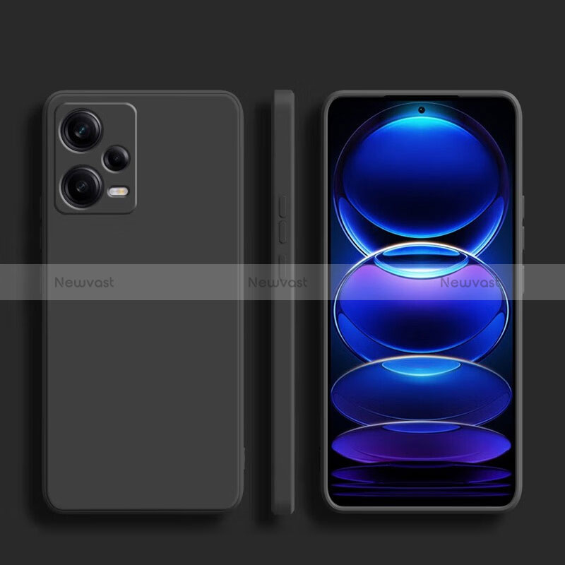 Ultra-thin Silicone Gel Soft Case 360 Degrees Cover YK5 for Xiaomi Redmi Note 12 Explorer Black