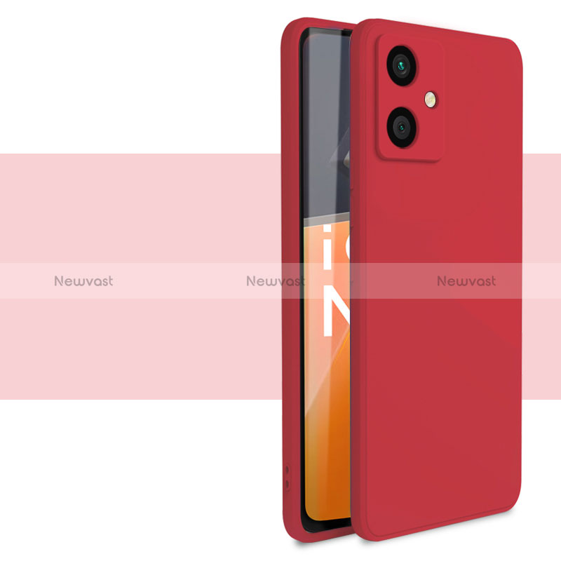 Ultra-thin Silicone Gel Soft Case 360 Degrees Cover YK5 for Xiaomi Redmi Note 12R Pro 5G Red