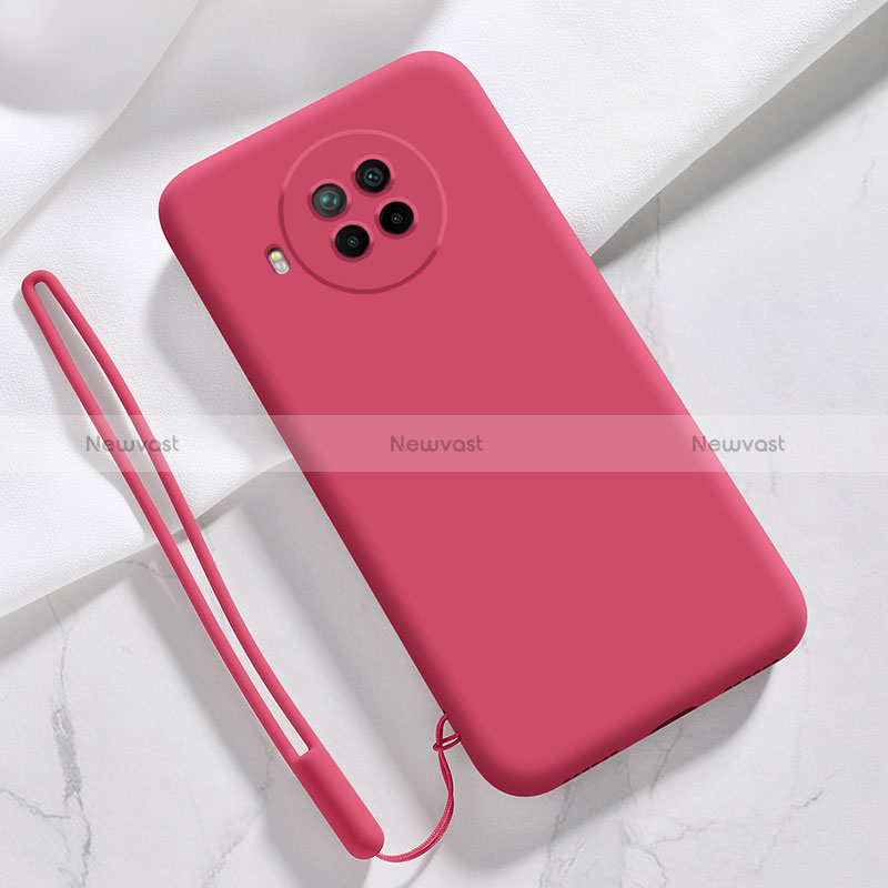 Ultra-thin Silicone Gel Soft Case 360 Degrees Cover YK6 for Xiaomi Mi 10i 5G Red