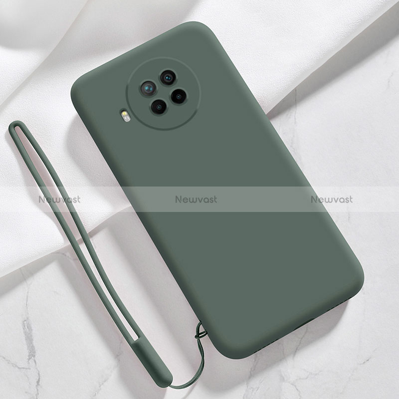 Ultra-thin Silicone Gel Soft Case 360 Degrees Cover YK6 for Xiaomi Mi 10T Lite 5G Midnight Green