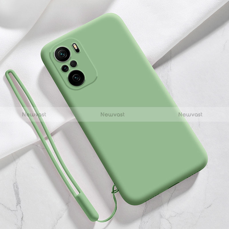 Ultra-thin Silicone Gel Soft Case 360 Degrees Cover YK6 for Xiaomi Mi 11X Pro 5G Green