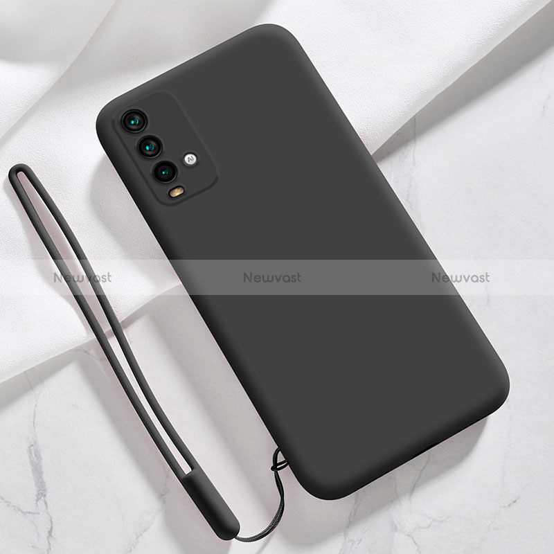 Ultra-thin Silicone Gel Soft Case 360 Degrees Cover YK6 for Xiaomi Redmi 9 Power Black