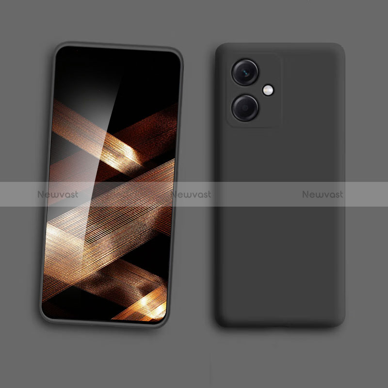 Ultra-thin Silicone Gel Soft Case 360 Degrees Cover YK6 for Xiaomi Redmi Note 12R Pro 5G Black