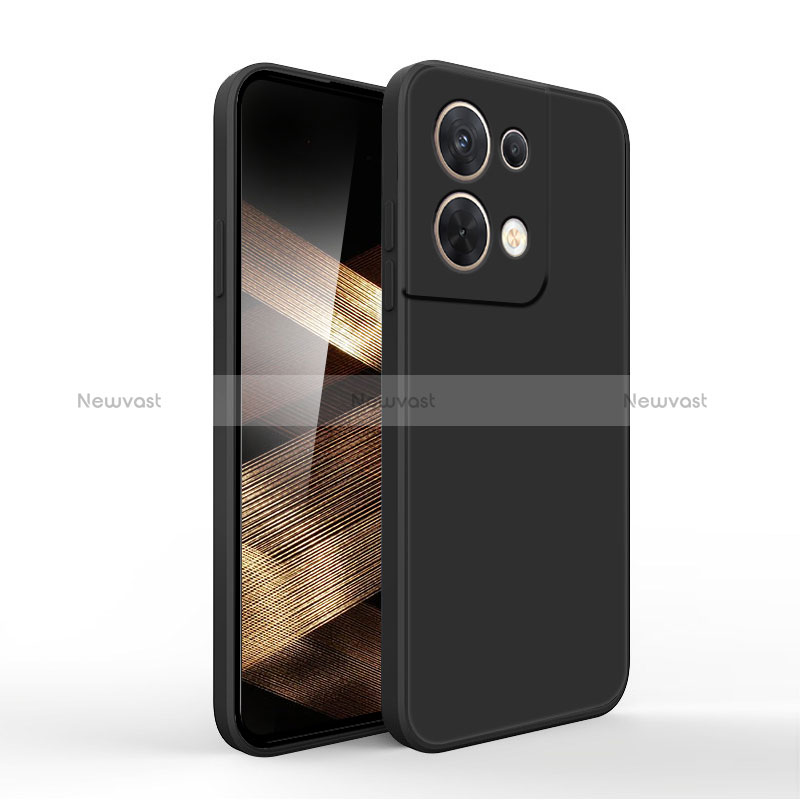 Ultra-thin Silicone Gel Soft Case 360 Degrees Cover YK6 for Xiaomi Redmi Note 13 5G Black