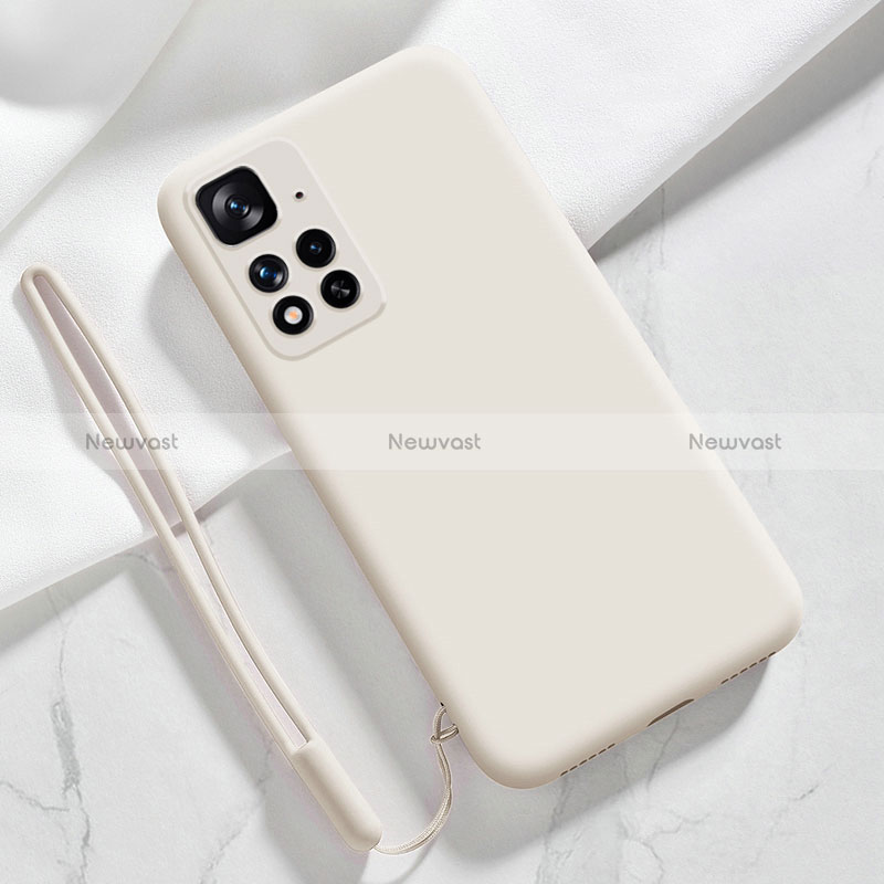 Ultra-thin Silicone Gel Soft Case 360 Degrees Cover YK7 for Xiaomi Mi 11i 5G (2022) White