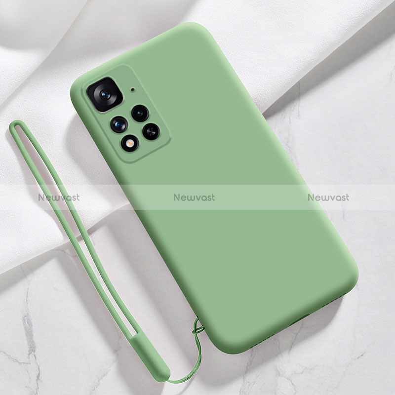 Ultra-thin Silicone Gel Soft Case 360 Degrees Cover YK7 for Xiaomi Poco X4 NFC Green