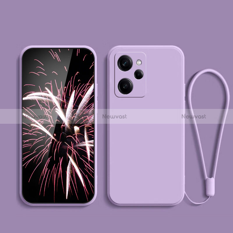 Ultra-thin Silicone Gel Soft Case 360 Degrees Cover YK7 for Xiaomi Poco X5 Pro 5G Clove Purple