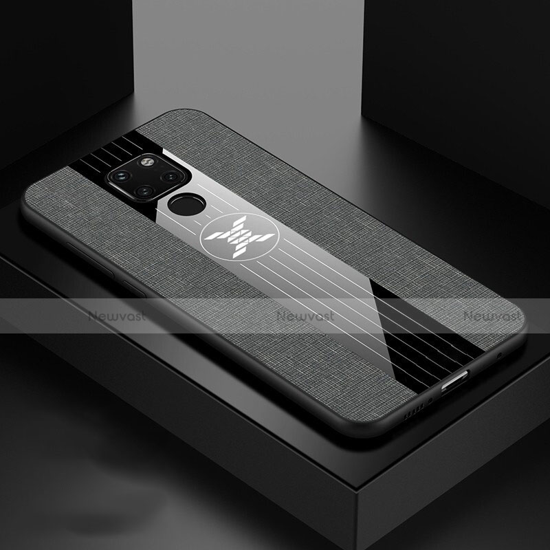 Ultra-thin Silicone Gel Soft Case 360 Degrees Cover Z01 for Huawei Mate 20 Dark Gray