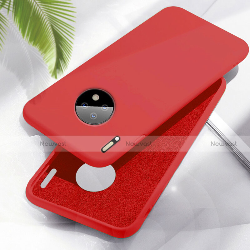 Ultra-thin Silicone Gel Soft Case 360 Degrees Cover Z01 for Huawei Mate 30 Pro 5G Red