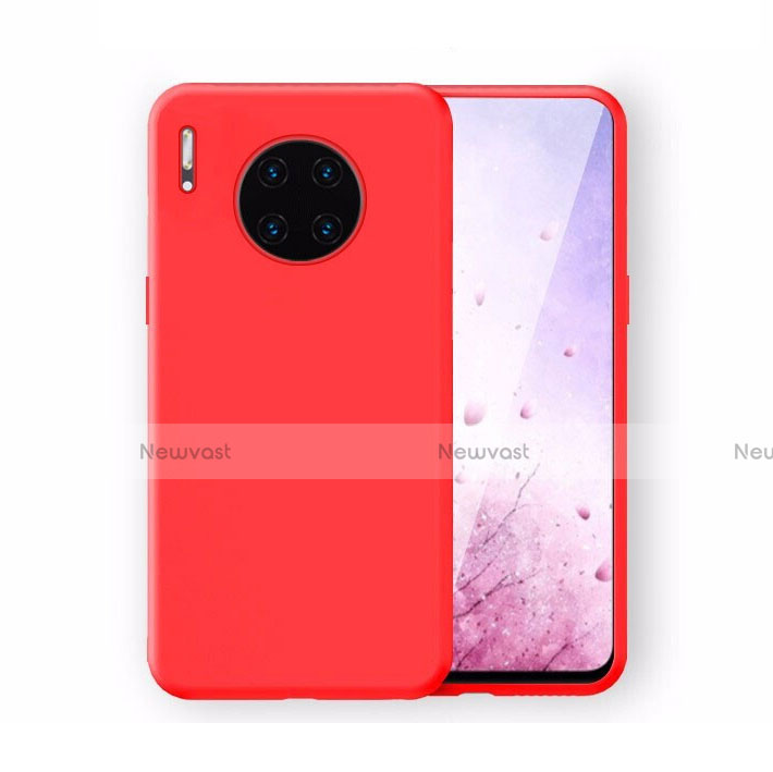 Ultra-thin Silicone Gel Soft Case 360 Degrees Cover Z04 for Huawei Mate 30 Pro 5G Red