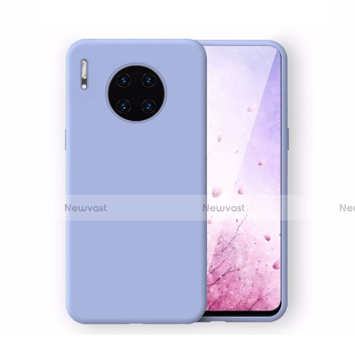 Ultra-thin Silicone Gel Soft Case 360 Degrees Cover Z04 for Huawei Mate 30 Pro 5G Sky Blue