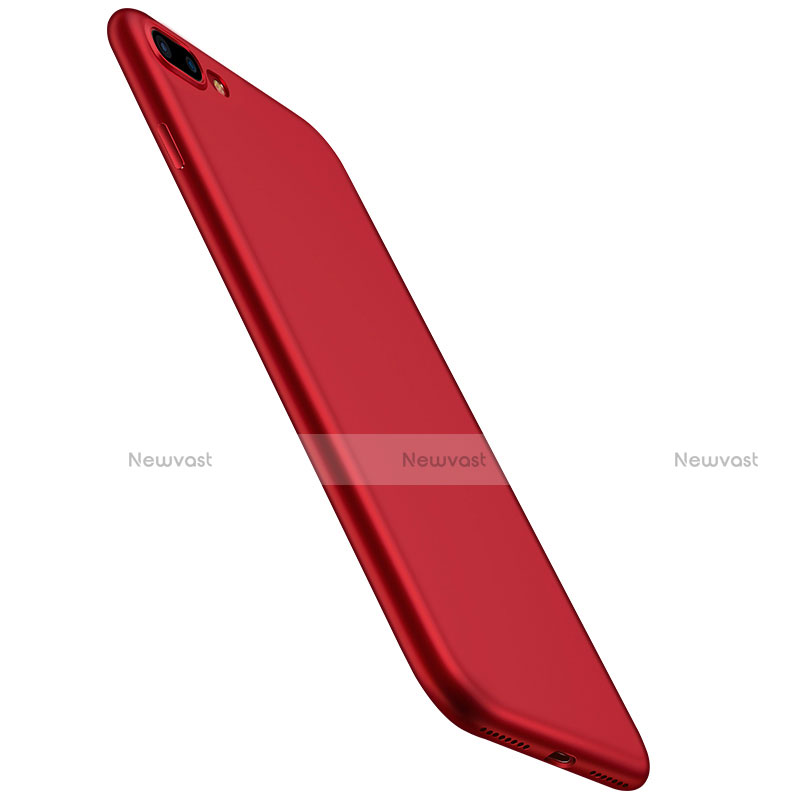 Ultra-thin Silicone Gel Soft Case 360 Degrees for Apple iPhone 7 Plus Red