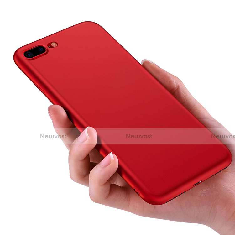 Ultra-thin Silicone Gel Soft Case 360 Degrees for Apple iPhone 7 Plus Red