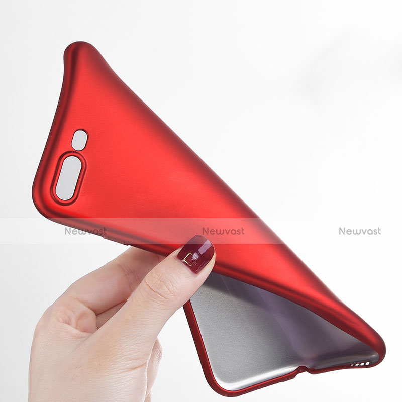 Ultra-thin Silicone Gel Soft Case 360 Degrees for Apple iPhone 7 Plus Red