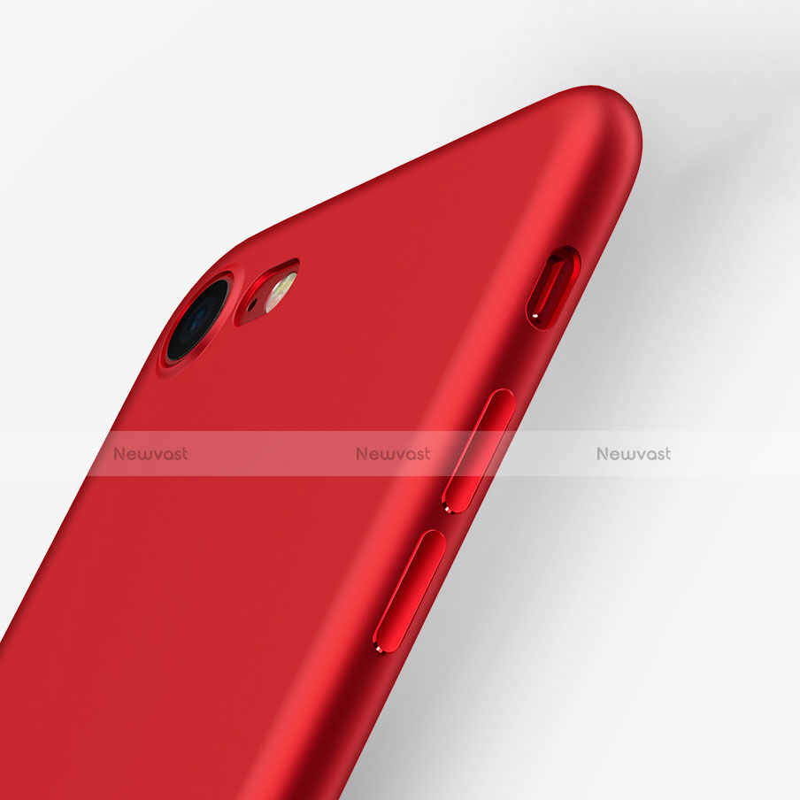 Ultra-thin Silicone Gel Soft Case 360 Degrees for Apple iPhone 8 Red