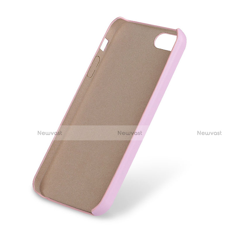 Ultra-thin Silicone Gel Soft Case 360 Degrees for Apple iPhone SE Pink