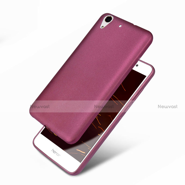 Ultra-thin Silicone Gel Soft Case 360 Degrees for Huawei Honor Holly 3 Purple