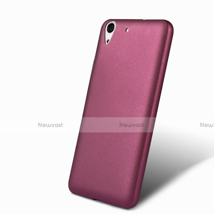 Ultra-thin Silicone Gel Soft Case 360 Degrees for Huawei Y6 II 5 5 Purple