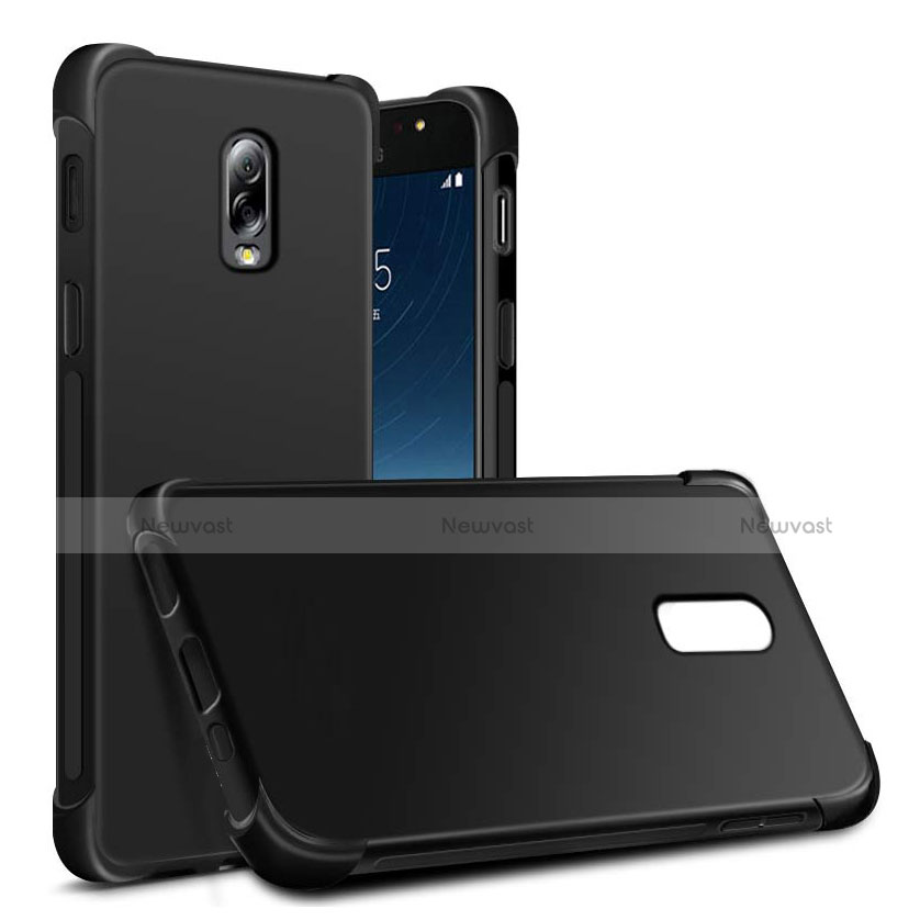 Ultra-thin Silicone Gel Soft Case 360 Degrees for Samsung Galaxy C8 C710F Black