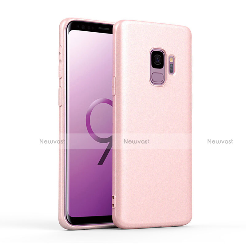 Ultra-thin Silicone Gel Soft Case 360 Degrees for Samsung Galaxy S9 Pink