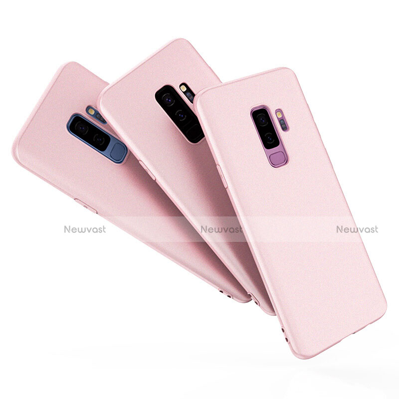 Ultra-thin Silicone Gel Soft Case 360 Degrees for Samsung Galaxy S9 Plus Pink