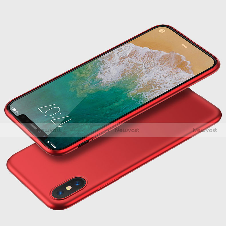 Ultra-thin Silicone Gel Soft Case C01 for Apple iPhone Xs Red