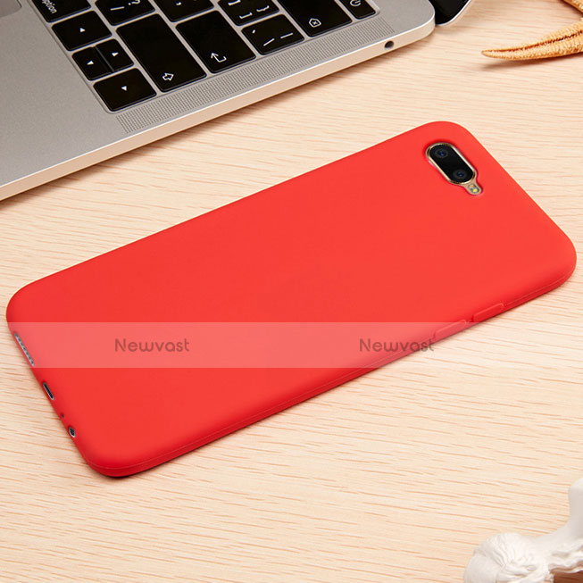 Ultra-thin Silicone Gel Soft Case Cover A01 for Oppo RX17 Neo Red