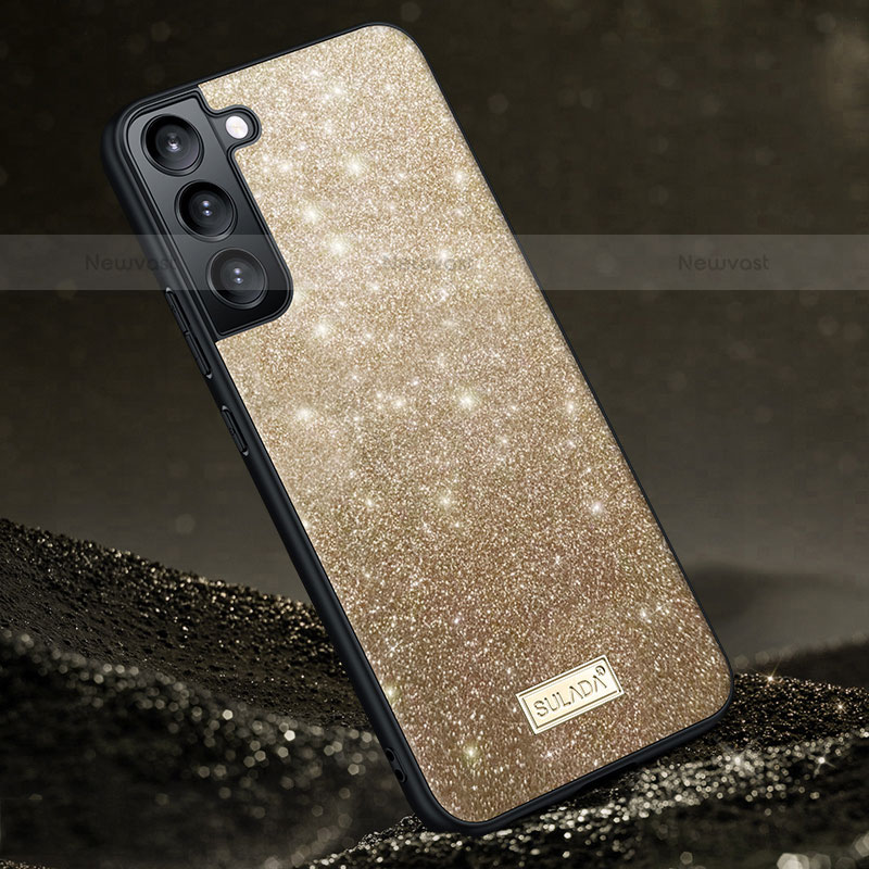 Ultra-thin Silicone Gel Soft Case Cover A01 for Samsung Galaxy S21 5G Gold