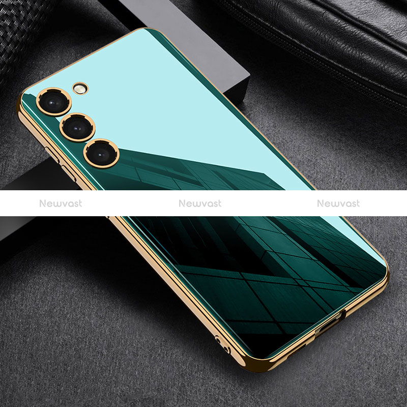 Ultra-thin Silicone Gel Soft Case Cover AC1 for Samsung Galaxy S23 5G Green