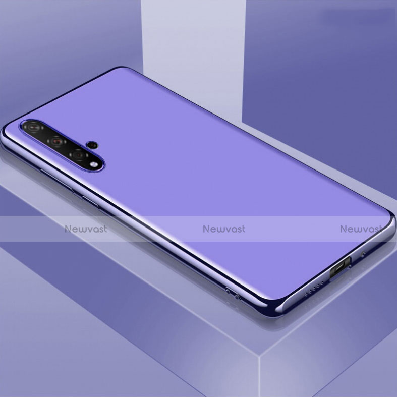 Ultra-thin Silicone Gel Soft Case Cover C01 for Huawei Nova 5 Pro Purple