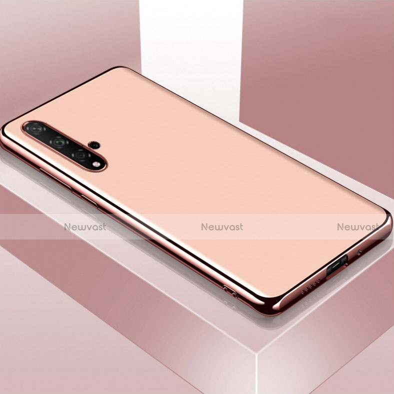 Ultra-thin Silicone Gel Soft Case Cover C01 for Huawei Nova 5 Pro Rose Gold