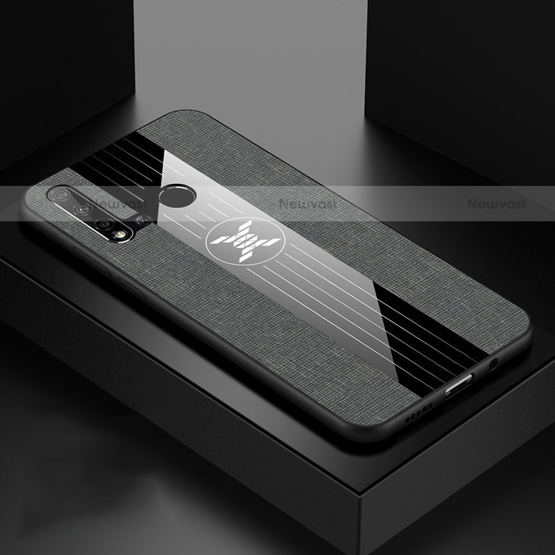 Ultra-thin Silicone Gel Soft Case Cover C01 for Huawei P20 Lite (2019) Dark Gray